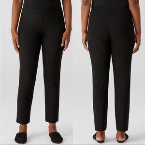 Eileen Fisher Ridge Knit Slim Ankle Pants